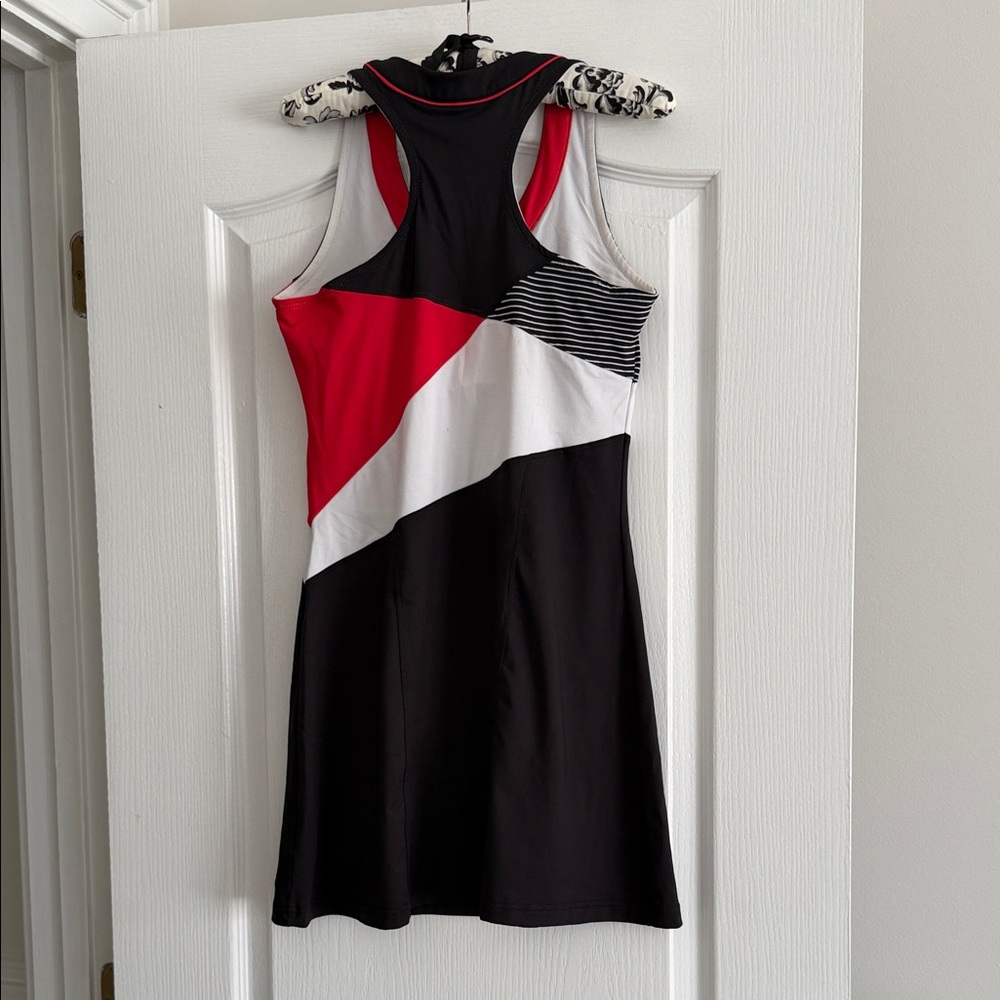 Bolle Colorblock Sleeveless Dress and Jacket set - Picture 2 of 7